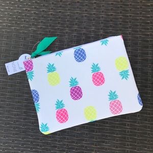 LOFT Canvas Pineapples Beach Bikini Bag